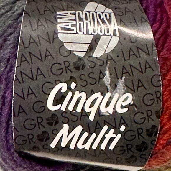 Lana Grossa Cinque Multi - 3 skeins - Picture 3 of 7
